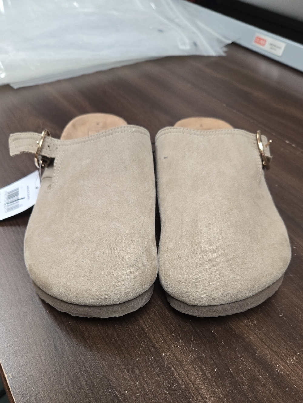 NoBo Size 9 Beige Slip On Clog Style Shoe